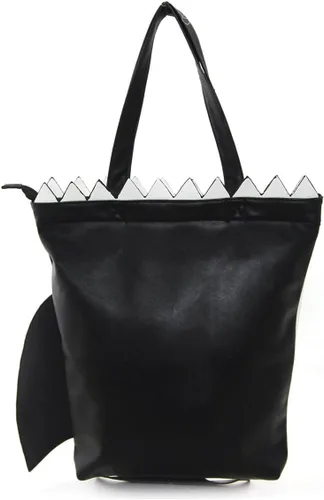 Vista 2 de Bolsa de vinilo de ballena asesina feroz, Negro