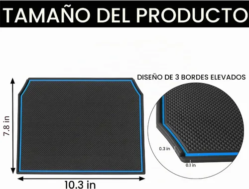 Vista 3 de Alfombrilla de salpicadero para Subaru Impreza XV 2012-2016, Crosstrek 2012-2017, Forester 2014-2018, cubierta interior antideslizante