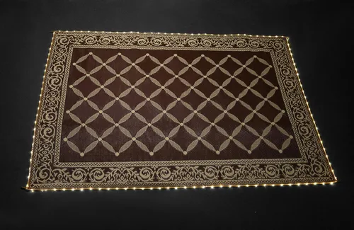 Vista 9 de Estera reversible Reversible Mats 119127, color marrón/beige de 9 x12 pies, Beige