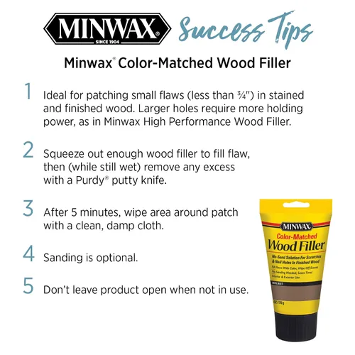Vista 8 de Relleno de madera Minwax