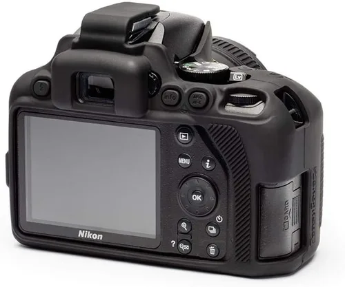 Vista 4 de easyCover - Funda de silicona para cámara - Protección para tu cámara - Nikon D3500 - negro