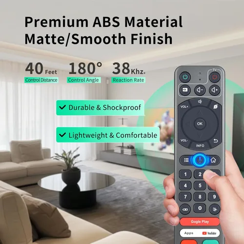 Vista 5 de Nuevo control remoto de repuesto compatible con Svicloud 9P Box, Smart AI Voice Remote para Svi Cloud Svicloud 8P 8S 9P 9S