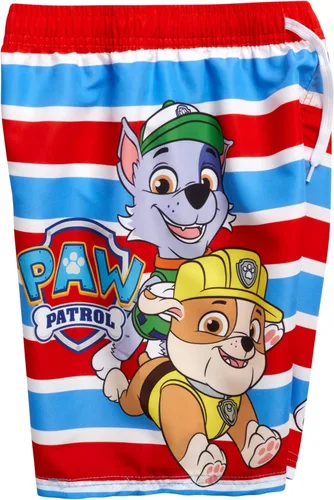 Vista 5 de Nickelodeon Paw Patrol UPF 50+ - Conjunto de protección contra erupciones para niños, Chase, Marshall camiseta de natación y trajes de baño (2T-7)