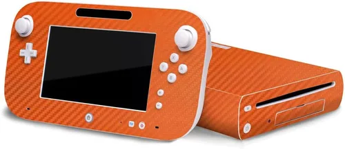 Vista 15 de 3D Carbon Fiber Black - Air Release Vinyl Decal Faceplate Mod Skin Kit by System Skins - Compatible with Nintendo Wii U Console