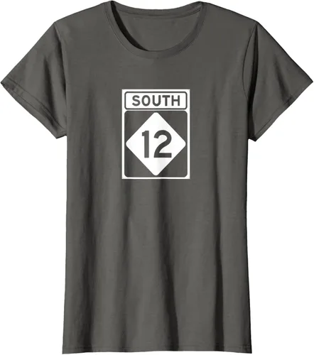 Vista 57 de Highway 12 South NC Outer Banks North Carolina Hwy - Camiseta, Negro, S