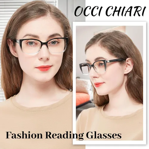 Vista 72 de OCCI CHIARI Gafas de lectura de moda para mujer y hombre