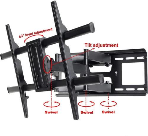 Vista 3 de VideoSecu Soporte de montaje en pared para TV Sharp 60" 70" LC-70C6600U LC60LE640U LC-60UQ17U LC-60TQ15U LC-60SQ15U LC-60EQ10U LC-60C6500U