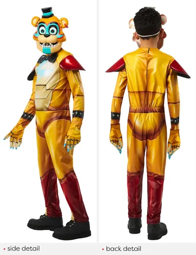Vista 4 de Rubie's - Disfraz infantil de Five Nights at Freddy's Glamrock Freddy