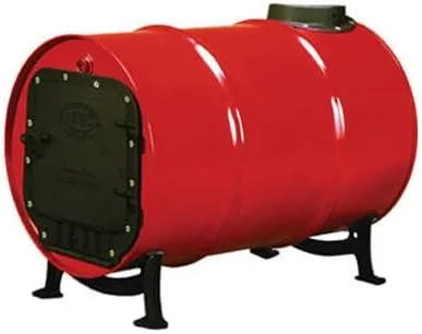 Vista 5 de US Stove BSK1000 Kit de estufa de campamento de barril, mediano, color negro