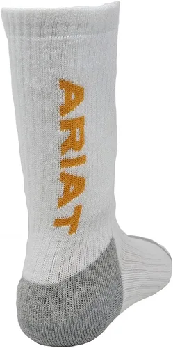 Vista 3 de ARIAT Algodón Crew Blanco XL (13.5-15), Blanco