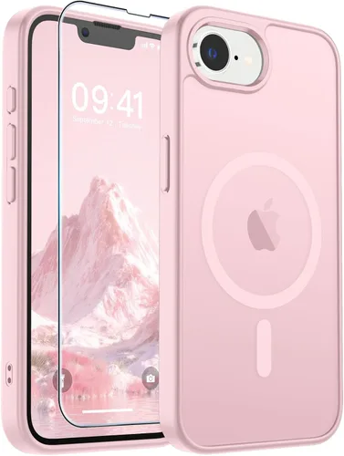 Vista 49 de SUPFINE Funda magnética para iPhone SE 2022 (3ª)/2020 (2ª), iPhone 8 (compatible con MagSafe) (protección contra caídas de grado militar), funda