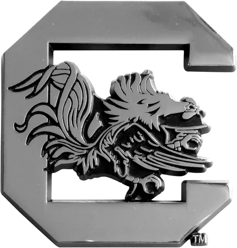 Vista 12 de FANMATS Emblema cromado de la NCAA para hombre