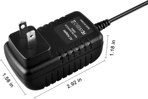 Vista 3 de PK Power 9V Adaptador de CA/CC para Radio Shack PRO-106 PRO-164 Nº de cat. 20-106 Escáner de radio portátil de enlace troncal digital 9VDC Cable