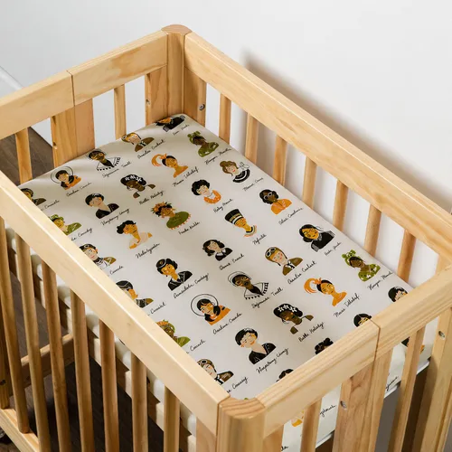 Vista 11 de Babyletto Sábanas de muselina para moisés de bebé para niñas y niños - Certificadas GOTS, funda de algodón orgánico transpirable, ajuste de 360°