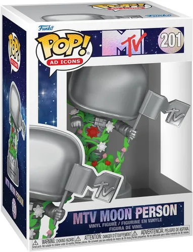 Vista 2 de Funko Iconos publicitarios de Pop!: MTV 40th Anniversary - Moon Person