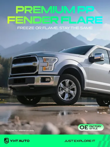 Vista 2 de YHTAUTO Juego de 4 guardabarros estilo fábrica OE para Ford F-150 Fleetside 2004-2008 (no compatible con los modelos Heritage), Lincoln Mark LT