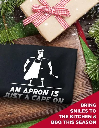Vista 6 de ApronMen - Funny Apron For Men - BBQ Gifts for Men & Unique Gifts for Fathers - Mens Aprons for Grilling Un delantal es solo una capa