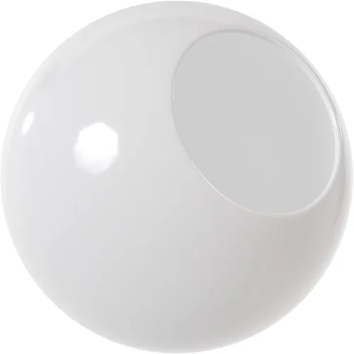 Vista 12 de KastLite Globo de poste de lámpara de acrílico de bronce de 6 pulgadas Textura suave con apertura sin cuello de 2.81 pulgadas Fabricado