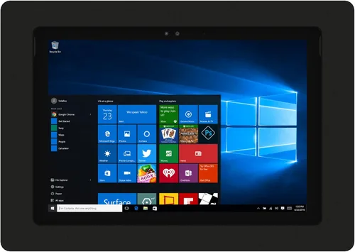 Vista 2 de VidaMount Carcasa VESA negra compatible con Microsoft Surface Pro 7+, Pro 7, Pro 6, Pro 5, Pro 4 Negro