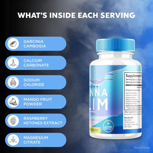 Vista 5 de NutraRize Cápsulas Manna Slim, apoyo oficial de MannaSlim para perder peso, fórmula totalmente natural para transformar tu cuerpo de forma saludable