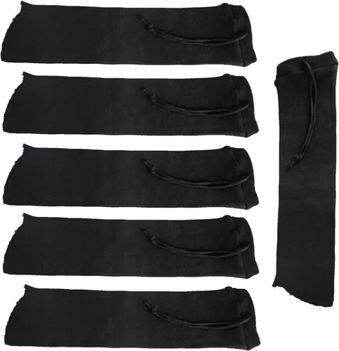 Vista 8 de GUGULUZA Calcetines extra gruesos para pistolas, calcetín de pistola para pistola, paquete de 4/5/6 fundas de pistola tratadas de silicona de punto