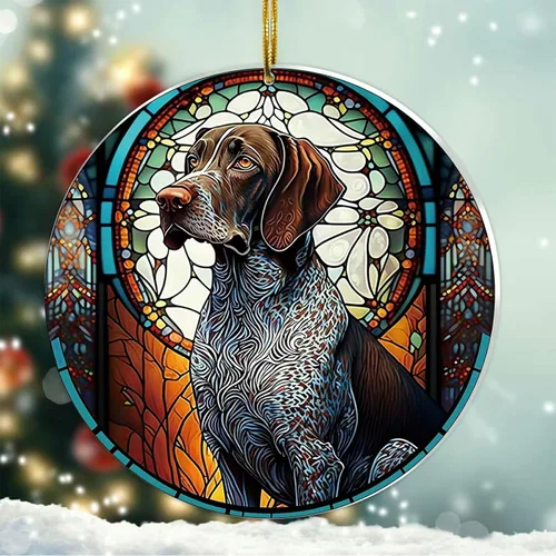 Vista 10 de Regalos de Malamute de Alaska - Adorno Navideño de Perro de Alaska 2025 Regalos de Perro de Alaska para Mujeres, Adorno de Malamute de Alaska