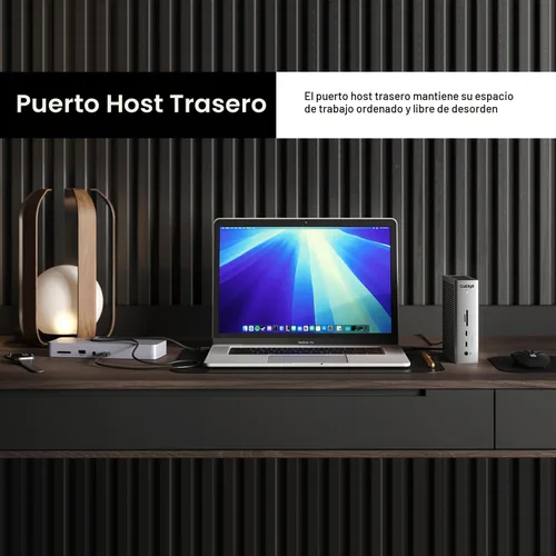 Vista 9 de CalDigit TS5 - Estación de acoplamiento Thunderbolt 5 - 15 puertos, carga dedicada del host de 140W, Thunderbolt 5 de 80 Gb/s x4, USB-C de 10 Gb/s