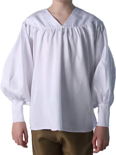 Vista 2 de Camisa renacentista de lujo para niños (elige el tamaño)