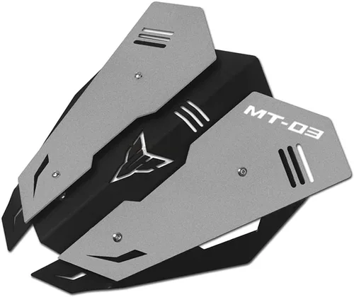 Vista 5 de Parabrisas delantero para motocicleta compatible con Yamaha MT-03 MT-25 2020 (MT-03, azul)