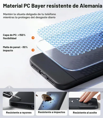 Vista 8 de TORRAS Funda magnética delgada para iPhone 18 Pro Max Ultra Thin, negro 1-negro