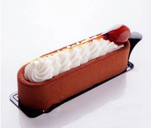 Vista 8 de mostsom Moldes de silicona para hornear pastel de mousse, molde de silicona para chocolate, molde de postre francés para chocolate pastelero, moldes