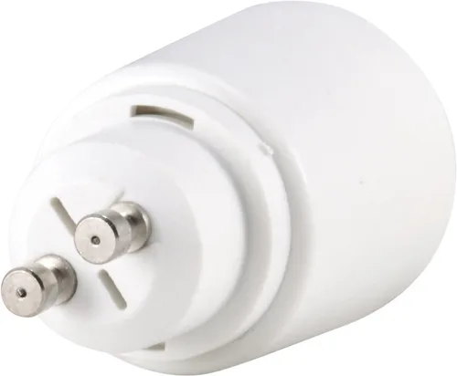 Vista 4 de YI Lighting - Adaptador GU10 a E26/E27, base de bayoneta GU10 a E26/E27, convertidor de adaptador de enchufe de bombilla de rosca Edison (2 unidades)