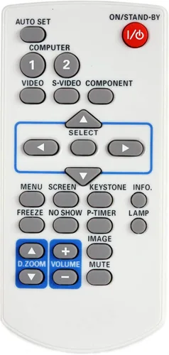 Vista 8 de 45.78901G001 Control remoto para proyector Eiki EK-610U, EK-611W, EK-612X, EK-620U, EK-621W, EK-800U, EK-810U, EK-811W, EK-812U, EK-815U, EK-818U