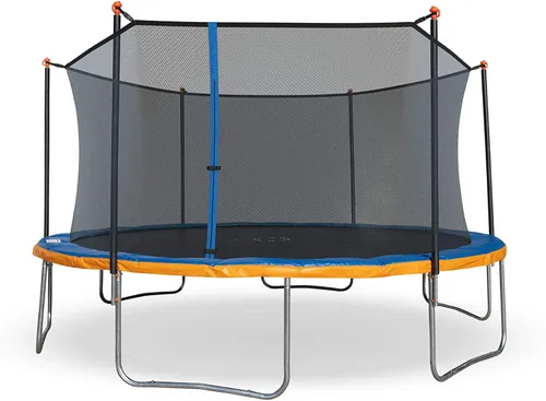 Vista 4 de Sportspower Trampolín para exteriores con red de seguridad, 15 pies