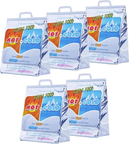 Vista 13 de Superio Bolsas aisladas para bebidas frías y calientes para entrega de alimentos, bolsas de compras de comestibles, almacenamiento de alimentos