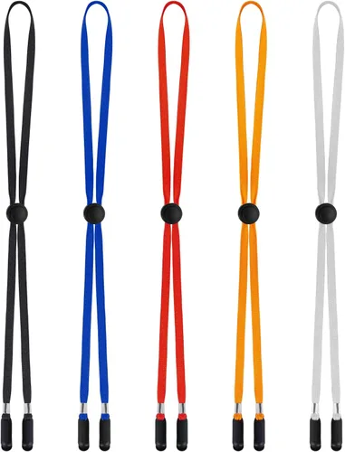 Vista 8 de Sucrain 5 clips ajustables para sombrero, cordón de barbilla para golf, pesca, navegación
