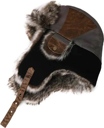 Vista 25 de Comhats Gran XL Trapper Trooper Caza Cálido Oído Solapa Rusia Ushanka Invierno Esquí Clima Frío Bombardero Sombreros para Hombres