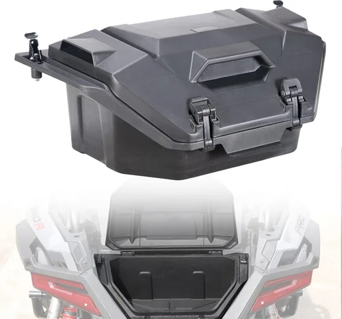 Vista 12 de A & UTV PRO - Caja de carga de almacenamiento para asiento ATV Outlander, A & UTV PRO de 2 galones (7.5 litros), caja de almacenamiento de asiento