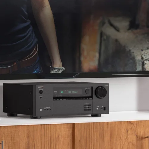 Vista 6 de Onkyo TX-NR6050 Receptor AV inteligente de cine en casa de red de 7.2 canales 8K/60, 4K/120Hz