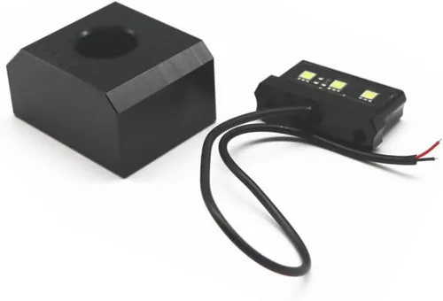 Vista 5 de AL-mart - Eliminador de guardabarros de motocicleta con luz LED ajustable, soporte de montaje para placa de matrícula, compatible con Ya-maha