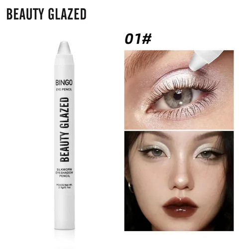 Vista 4 de Beauty Glazed Eye Penci Set - Sombra de ojos en crema mezclable para uso múltiple como delineador de ojos, iluminador