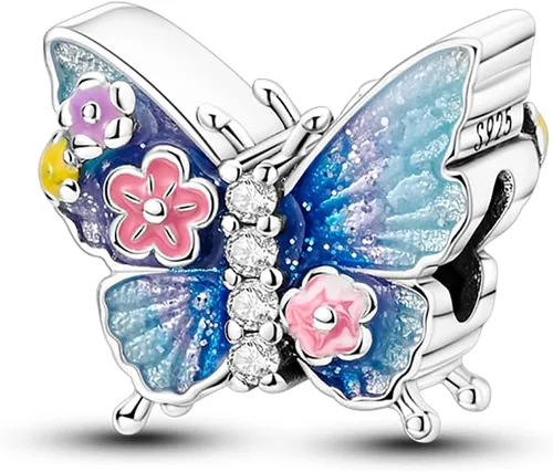 Vista 42 de LNQOBU Happy Life - Colgante para pulseras de abalorios, plata de ley 925 para mujer (con un espaciador de cuentas)