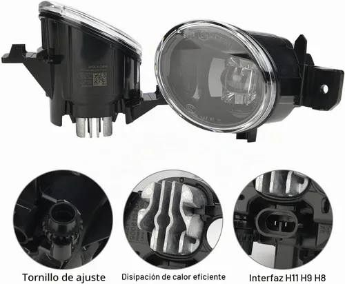 Vista 3 de Nueva Generación de Luces Antiniebla LED de Última Generación para Sentra Altima Rogue Maxima Murano Versa Pathfinder 2004 05 06 2007 2008 09 10 11