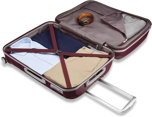 Vista 2 de Samsonite Freeform Maleta rígida expandible con ruedas dobles giratorias Merlot 78256-2136