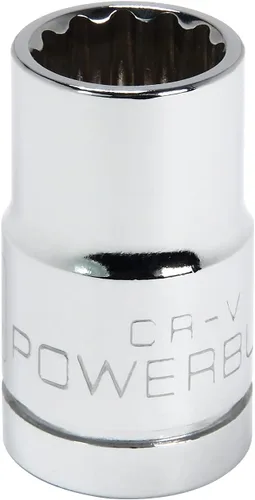 Vista 14 de Powerbuilt 642303 1/2" Dr. 12 Pt. SAE Socket estándar, 11/16