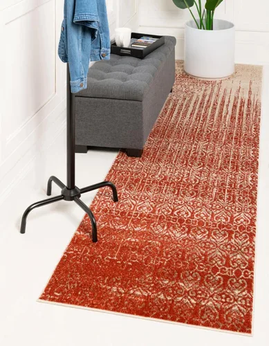Vista 37 de Unique Loom Del Mar Collection Alfombra de Área - Jennifer (5' 1" x 8' Rectángulo, Gris/Negro)