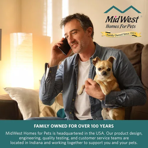 Vista 6 de Jaula para hurón MidWest Homes for Pets, modelo Deluxe Ferret Nation, Nación Hurón, Platino/Gris