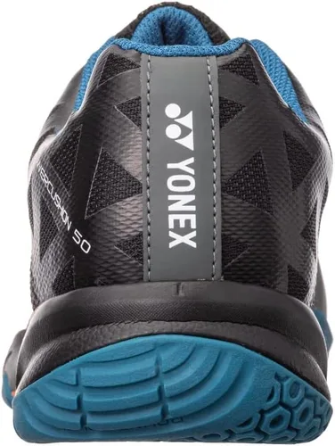 Vista 6 de YONEX Power Cushion 50 Zapatos de bádminton para hombre (gris oscuro) (6), Gris-oscuro