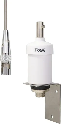 Vista 3 de Tram® Antena marina VHF de 38 pulgadas y 3 dBd con látigo grueso de desconexión rápida que se mantiene alto con el viento