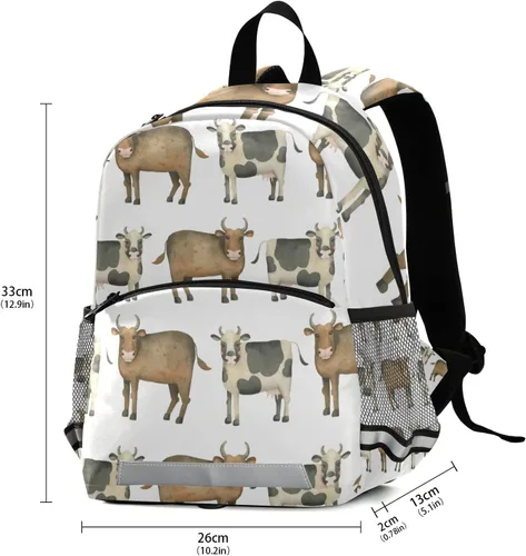 Vista 3 de Mochila escolar para niños pequeños, mochila de rana para niños y niñas, bolsa de jardín de infantes, bolsa de viaje para guardería preescolar